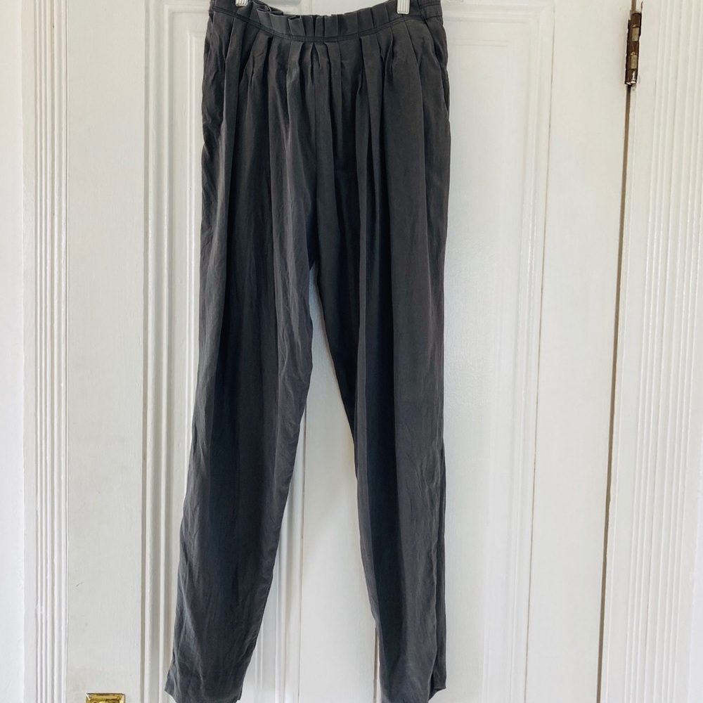 Zara Semi-Pleated Work Pants